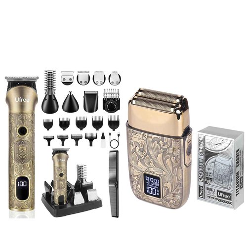 Ufree Beard Trimmer for Men, Beard Grooming Kit, Electric Shaver