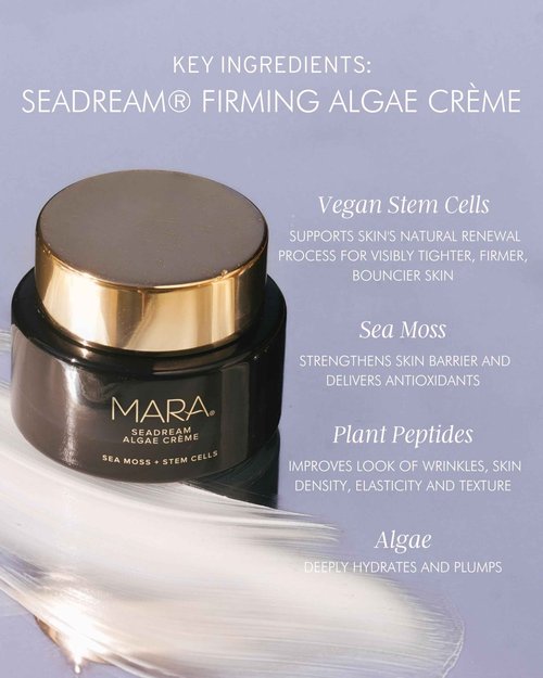 MARA - SeaDream Firming Algae Creme Moisturizer with Sea Moss + Peptides | Rich, Overnight, Anti-Aging Cream to Firm, Hydrate + Plump, For All Skin Types (1.7 fl oz | 50 ml)