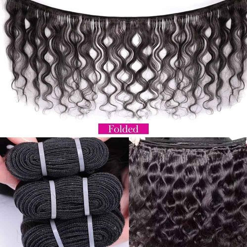 MSGEM 15A Body Wave Bundles Human Hair Brazilian Body Wave Human Hair Weave 1 bundle 28 Inch 100% Unprocessed Virgin Human Hair Extensions for Black Women Natural Color