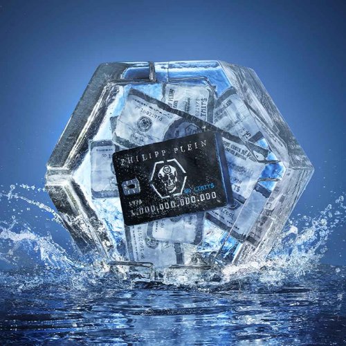 Philipp Plein – Eau de Toilette No Limits Super Fresh 90 ml – Parfum Homme – Notes Fraîches et Boisées – Une Vague d'Énergie, d'Hédonisme et de Succès – Boisé Frais – Flacon en Verre Laqué Noir et Bleu
