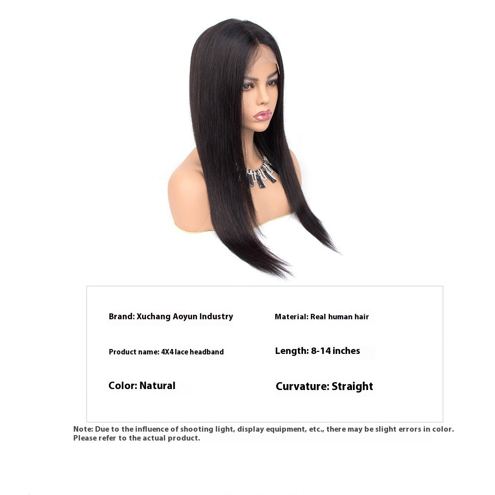 Full Head Lace Human Hair Wigs for Ladies - Multiple Length & Color Options