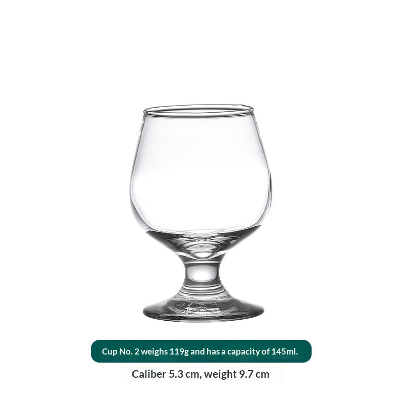 Short-Stemmed Wine Glass Set - Multiple Sizes & Quantities for Red & Brandy
