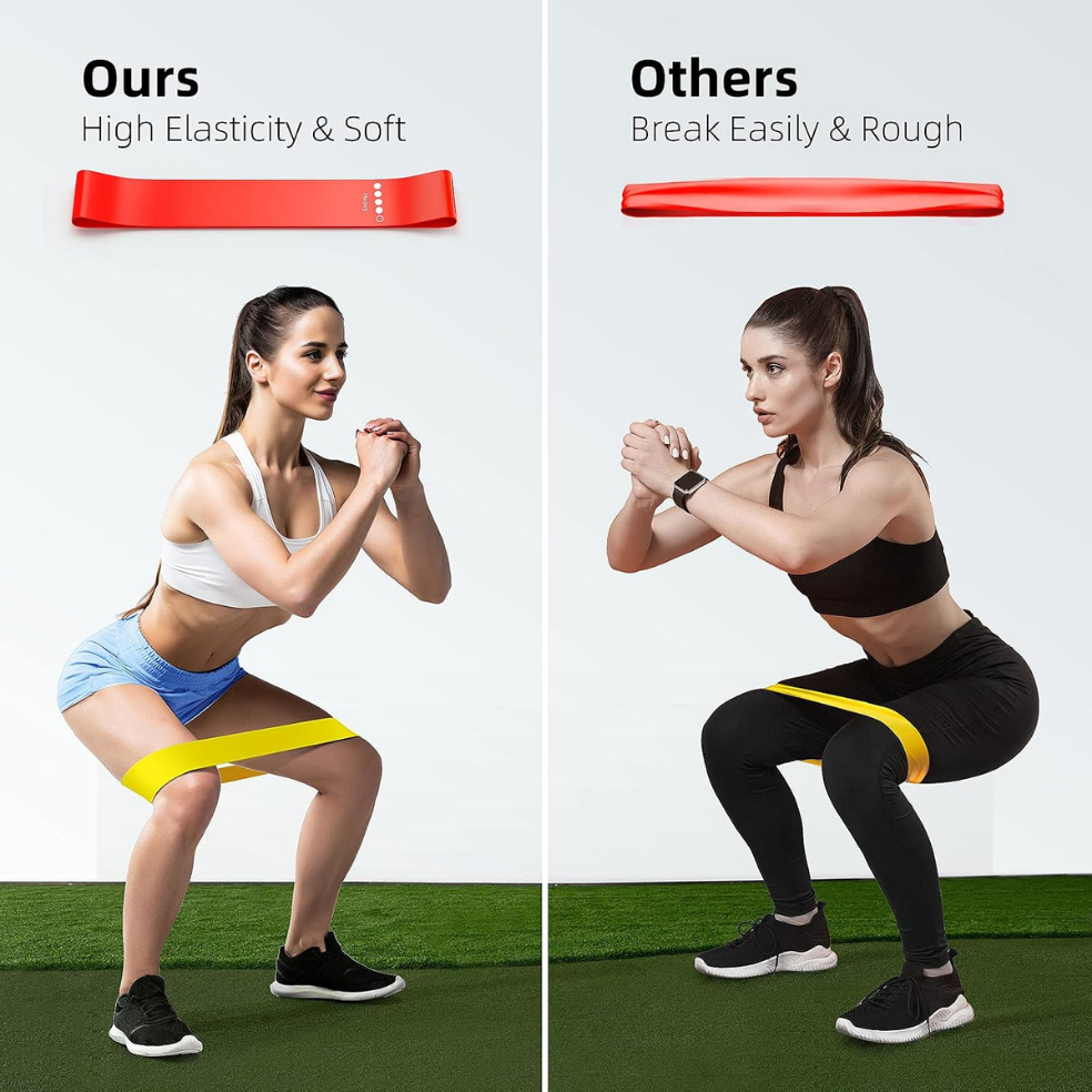 5-Pack Resistance Bands Set for Strength Training & Yoga
