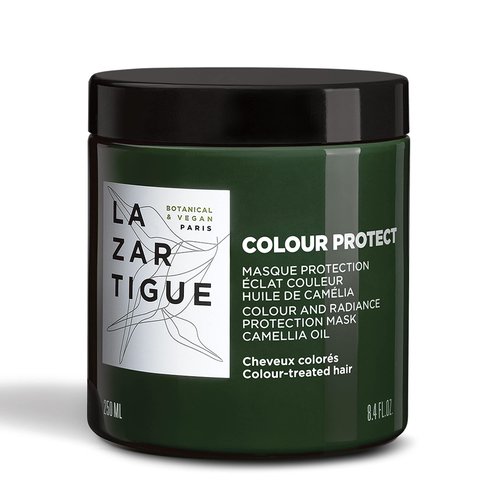 Lazartigue Color Protect Mask, Holds Color in Hair Fiber, Maximizes Radiance and Protects Hair, Mask for Colored Hair, Vegan, Sulfate & Silicone Free, 8.4 Fl Oz