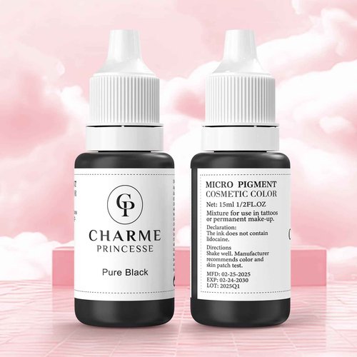 Charme Princesse Wireless Permanent Makeup Machine Kit Rotary Eyebrow Pen Machine With 15pcs 1R/1P Needles Supply for Eyebrow Lip Eyeliner EK403-4-US-FBA24