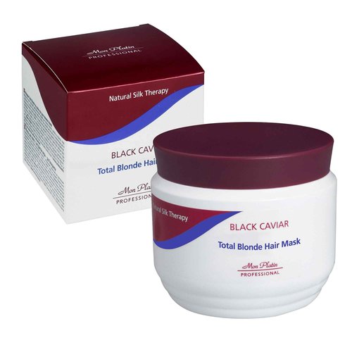 Black Caviar Blonde Hair Mask - Intensive Moisturizing Treatment for blonde, bleached, or Color Treated Hair - Special Antistatic Formula,SLS/Salt Free 500ML