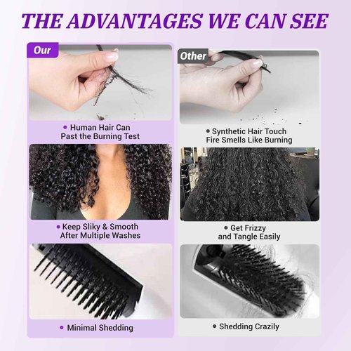 Burmese Curly Bundles Human Hair 3C4A Spiral End Quick Water Wave Human Hair Bundles Extensions 3Pcs for Women 18 20 22 inch Natural Black