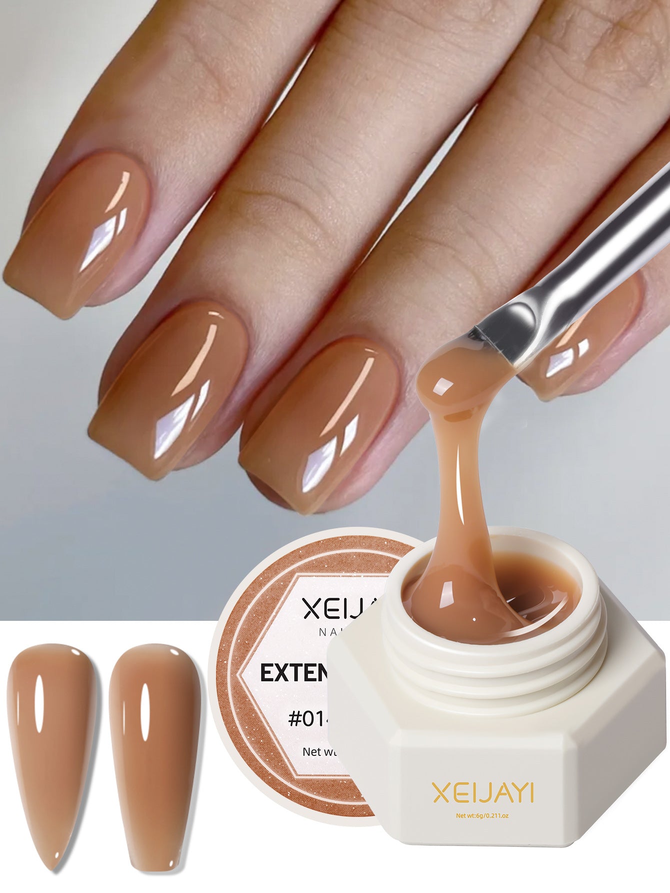 Canned Nail Extension Gel Solid Sculpting Nail Art Kit - Multiple Specifications