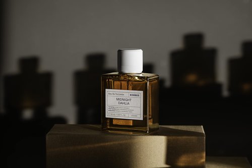 KORRES Eau de Toilette, Midnight Dahlia Perfume for Women, Floral Fruity Amber Fragrance with Lychee, Peony, Raspberry, Cedarwood & Musk, Clean Greek Scent, 1.69 Fl Oz