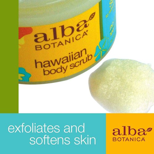 Alba Botanical Body Scrub Sea Salt, 14.5 Ounce (Pack of 6)
