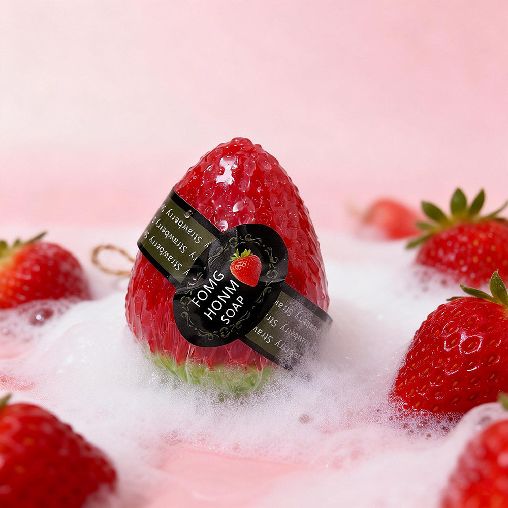 Strawberry Fruit Soap Bar 130g