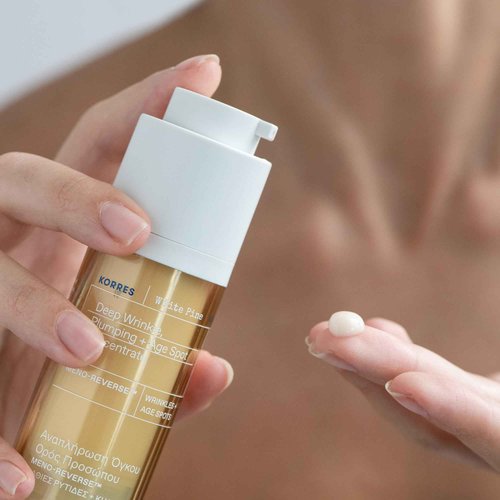 KORRES White Pine Meno-Reverse Deep Wrinkle & Age Spot Concentrate, Daily Post-Menopausal Serum With White Pine Extract, Peptide Blend & Greek Yoghurt Proteins For Mature Skin, 1.0 Fl Oz