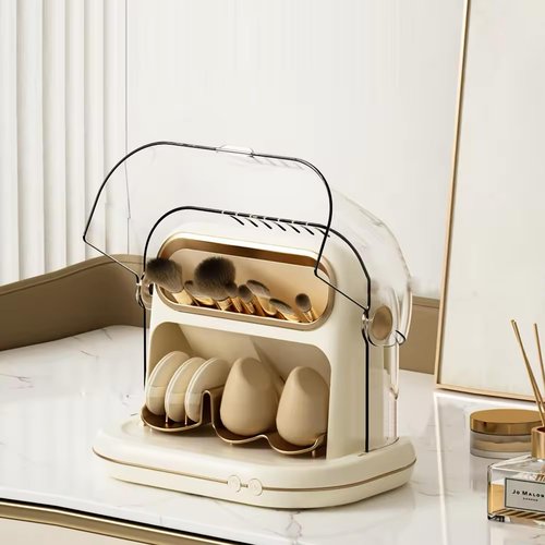 MISSERA 2024 New Technology Electric Makeup Brush Cleaner and Dryer Fast Automatic Drying With Constant Temperature For Gentle Care Without Damaging Bristles. Complete Makeup Brush Cleaning Set