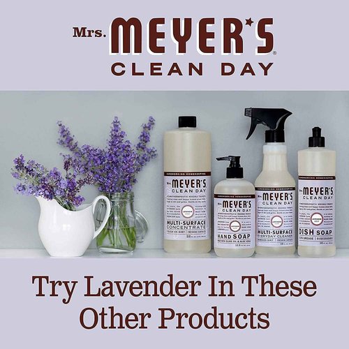 Mrs. Meyer's Clean Day Soy Candle, Lavender, 7.2-Ounce Glass Jars (Pack of 6)