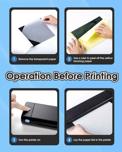 Phomemo M08F Tattoo Printer & 110 Pcs Tattoo Paper