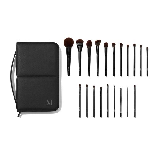 Morphe MUA Life Makeup Brushes - 20 Piece Makeup Brush Set of Eye and Face Brushes - Made with Synthetic Bristles and Includes Carrying Case (20 Count)