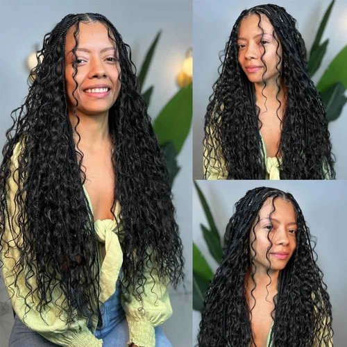 Human Braiding Hair 28 Inch 2 Bundles 100g Deep Wave Bulk Human Hair for Braiding No Weft 12A Brazilian Virgin Curly Human Hair Extensions for Boho Braids Wet and Wavy Human Hair Braiding Hair