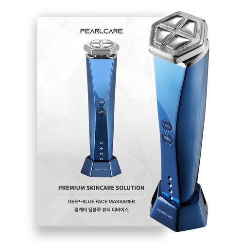 PEARLCARE Facial Massager, Anti Aging Face and Neck Massage Tool for Skin Care (Blue)