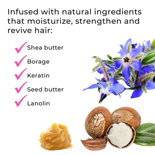 Kraze Beauty Ceramic Keratin Hair Mask - Hydrating Keratin Hair Treatment for Dry, Damaged Hair and Split Ends - Deep Conditioning Hair Mask Repair - 16 Fl.Oz