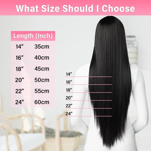 WOWANGEL Clip in Hair Extensions Human Hair,20" Seamless Clip Ins No Damage,7pcs 120g Remy Hair Reusable for Daily Styling,Weddings,Events,Dark Brown(2#)