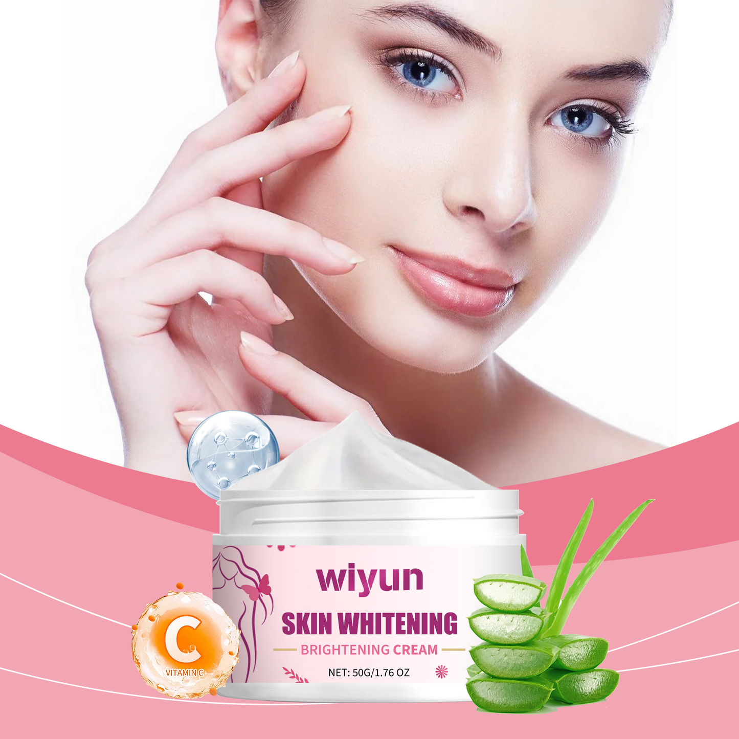 Brightening Facial Moisturizer with Vitamin C & Collagen - 50g