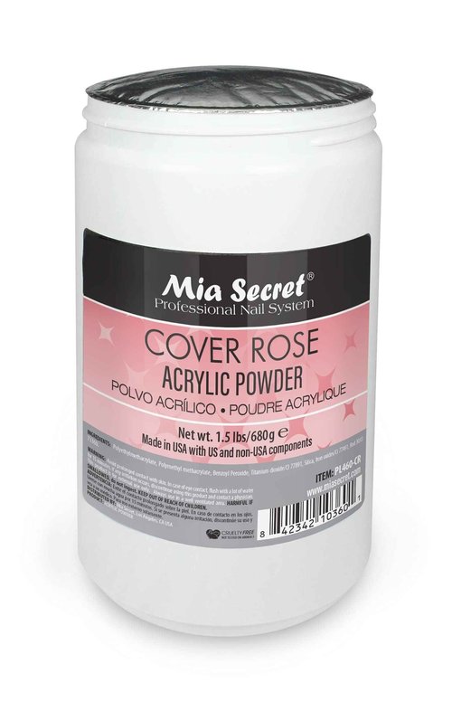 Mia Secret Professional Nail System Cover Rose Acrylic Powder 1.5 lbs