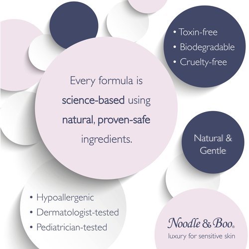 Noodle & Boo Prenatal Essential Daily Body Care Kit - Perfecting Crème, Elasticity Oil, Restorative Leg & Foot Balm, Trimester 1-3, 16.6 fl. oz.