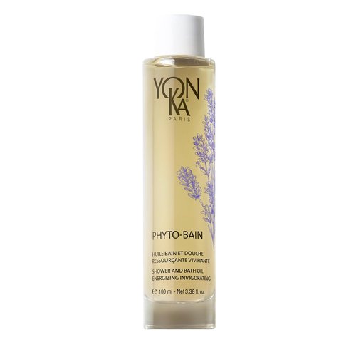 Yon-Ka French Lavender Bath Oil | Phyto Bain Relaxing and Toning Aromatherapy Oil for Dry Skin | Boosts Microcirculation for Wellness | Luxurious Provence Lavender and Rosemary | 3.38 fl oz