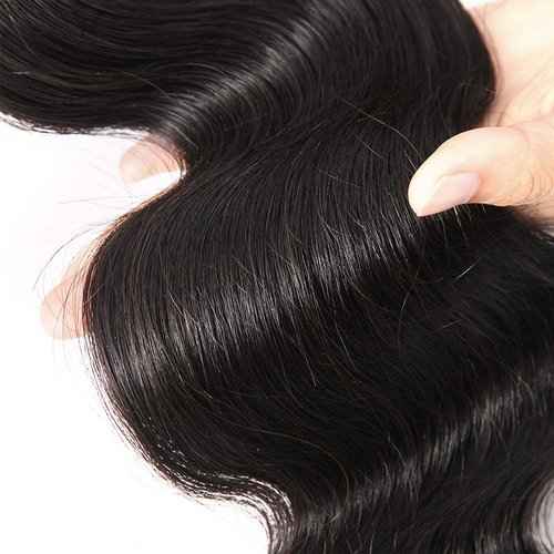 DMS Human Hair Bundles Body Wave Brazilian Virgirn Human Hair Bundles 3 Bundles Brazilian Body Wave Unprocessed Brazilian Human Hair Wave Bundles (16 18 20, body natural black) …