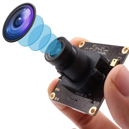 4K USB Camera Module Wide Angle with Microphone 170degree Fisheye Lens Audio Video Webcam Board for Computer Mini UVC USB2.0 PC Camera Industrial USB with Camera IMX317 Lightburn Camera