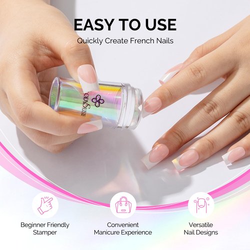 MelodySusie Professional Rechargeable 30000 RPM Nail Drill with Nail Stamper Kit