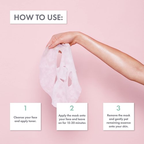 ESW Beauty Raw Juice Face Masks - 10-Pack Skincare Set - Hydrating, Anti-Aging, Moisture Repair, Pore Control, Soothing & Revitalizing with Watermelon, Kale & Charcoal