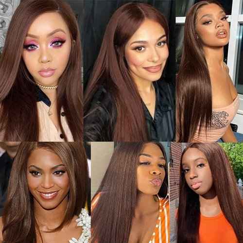 Condescension Human Hair Bundles 20 22 24 Inch Color 4 Straight Wave Human Hair Bundles Unprocessed Brazilian Virgin Hair for Black Women
