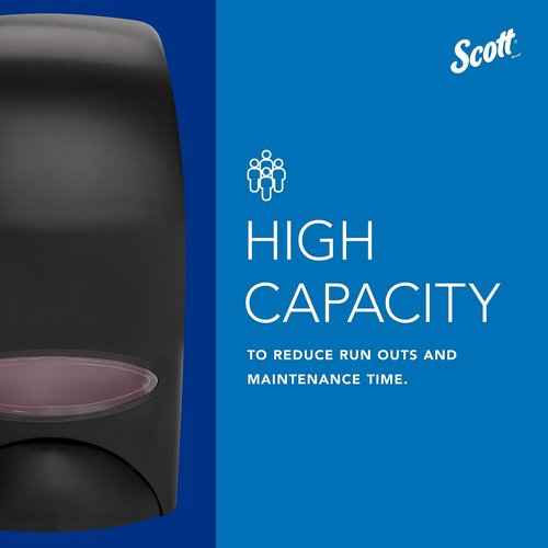 Bundle of Scott® Foam Hand Soap with Moisturizers, 1.0 L Pink, Floral Scent Refills + Scott Essential Manual Skin Care Dispenser, Black) Starter Kit