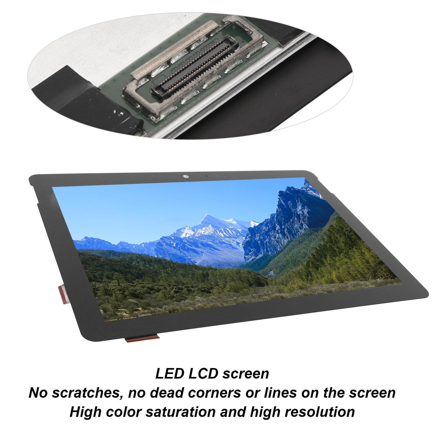 10.5 inch Screen Replacement for 1 1824 1825 LQ100P1JX51, 1800x1200 LED Display Digitizer Assembly