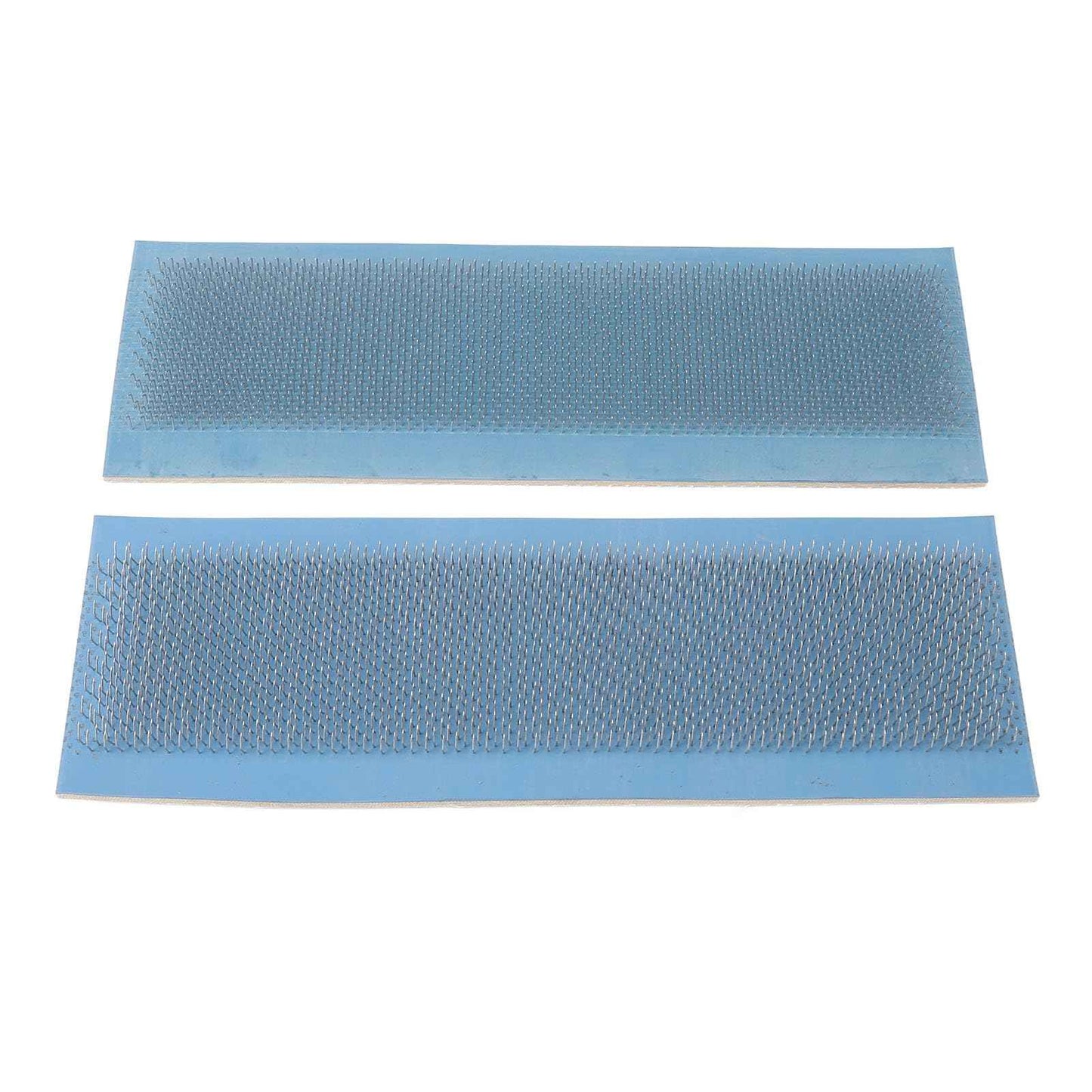 2pcs Hair Holder Dragging Mat, Stainless Steel Hair Extensions Drawing Card, Dragging Splint Tool10.6 X 3.5in