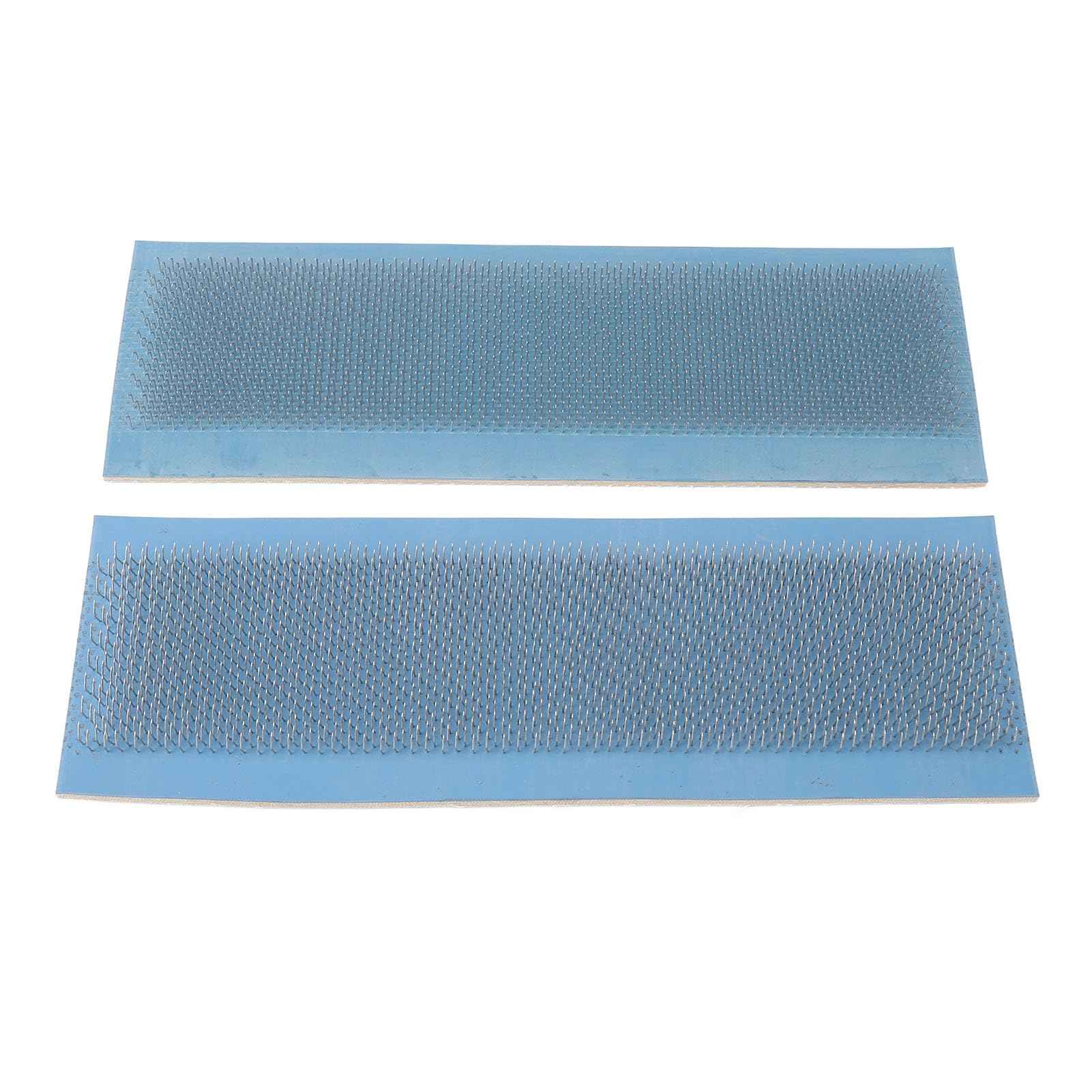 2pcs Hair Holder Dragging Mat, Stainless Steel Hair Extensions Drawing Card, Dragging Splint Tool10.6 X 3.5in