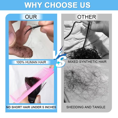 CIFENDIN Human Braiding Hair for Boho Braids 22 Inch 110g Color 4/27 Highlight Balayage Deep Wave Boho Bulk Human Hair for Braiding Knotless 12A Curly Wet and Wavy Bohemian Braids No Weft 3 Bundles