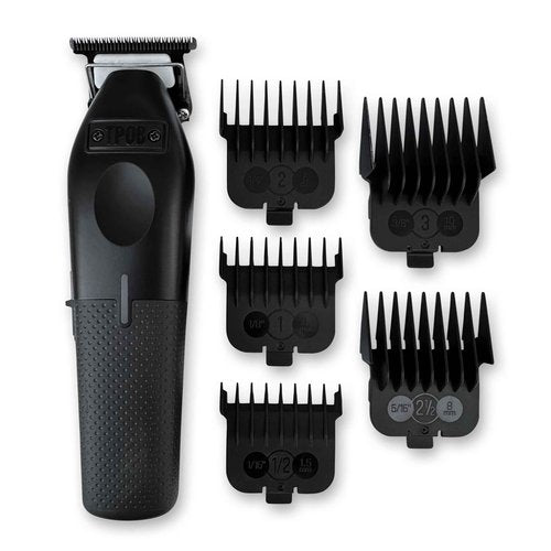 TPOB Play Professional Barber Hair Trimmer for Men 7000 RPM (Black + Softy)