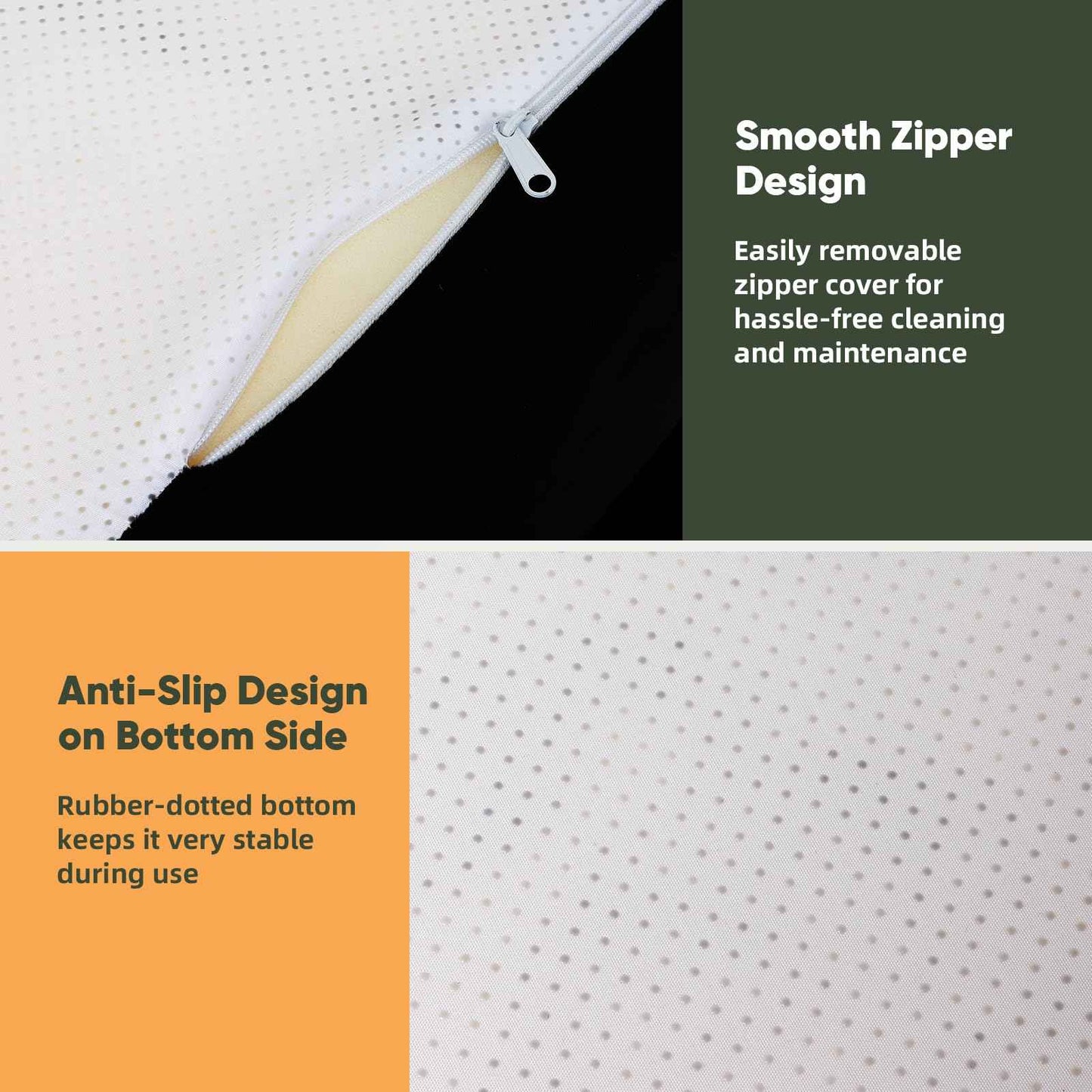 Lash Bed Topper, High Density Foam Massage Table Pad, Ergonomic Lash Bed Foam Topper, Curvy Esthetician Mattress, Washable Massage Table Padding Cushion for Beauty Salon, 70.8in×23.6in, Black