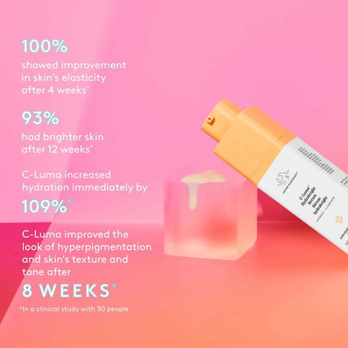 Drunk Elephant C-Luma Hydrabright Serum - 30 ml/1 fl oz - 10% Hydrating Vitamin C - Clean Clinical Skincare - Cruelty-Free - Dermatologist-Tested - Free of Essential Oils, Silicones, and Fragrance