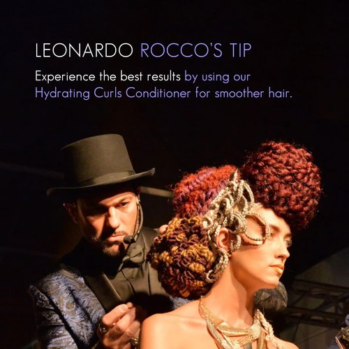 Rocco Donna Hydrating Curl Conditioner Moisture and Define | for Curly and Wavy Hair | Infused with Pequi Oil and Acai Extract | 32 oz