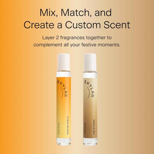 Skylar Cozy Escape Trio Eau de Parfum -Hypoallergenic & Clean Perfume for Women & Men, Vegan & Safe for Sensitive Skin-Boardwalk Delight, Vanilla Sky, Citrus Reverie-3x10mL /0.33 Fl oz