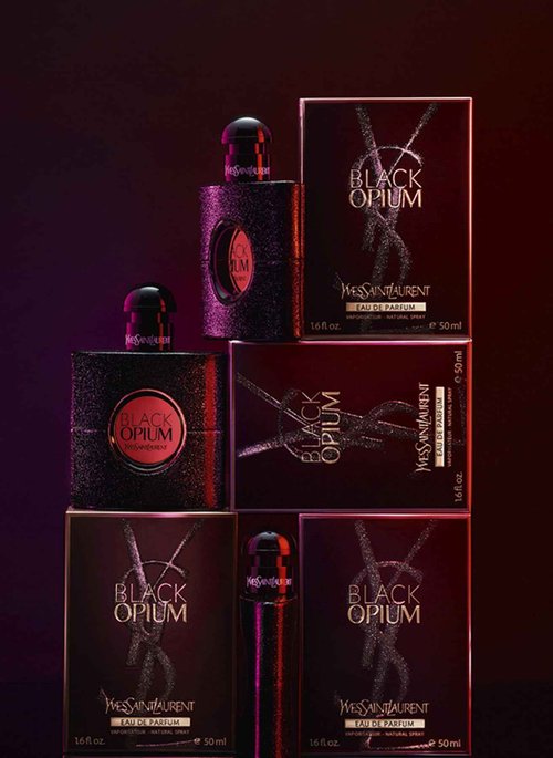 Yves Saint Laurent Eau De Parfum Spray for Women, Black Opium, 1.6 Ounce