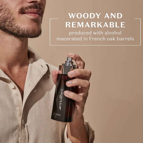 Malbec Classic Eau de Toilette By O Boticario, Cologne For Men, Long-Lasting Fragrances, French Oak Barrel-Aged Red Wine & Woody Amber Perfume Scent, 3.4 Ounce