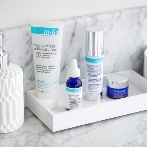 m-61 Hydraboost Collagen+Peptide Water Cream | Lightweight, Hydrating and Firming Gel-Cream With Vegan Collagen and Peptides. For All Skin Types - 1.7 Fl Oz