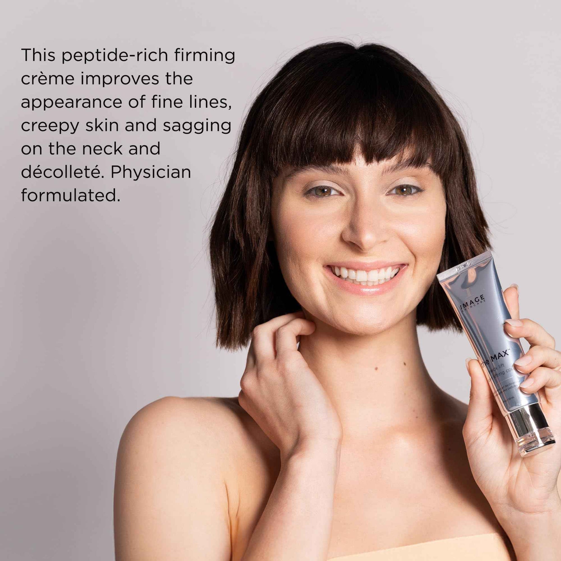 IMAGE Skincare, the MAX Neck Lift, Firming Cream to Uplift the Appearance of Sagging Skin, Improve Appearance of Fine Lines, 2 fl oz