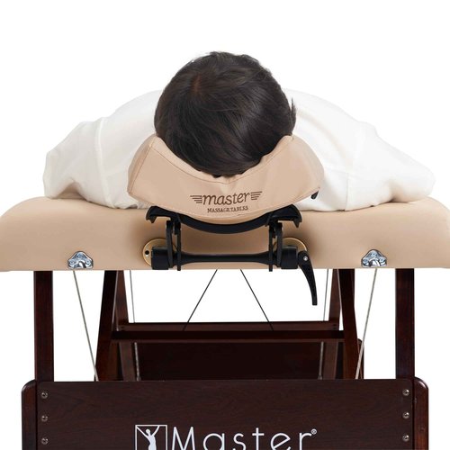 Master Massage Set Face Cradle, Cresent, Royal Blue