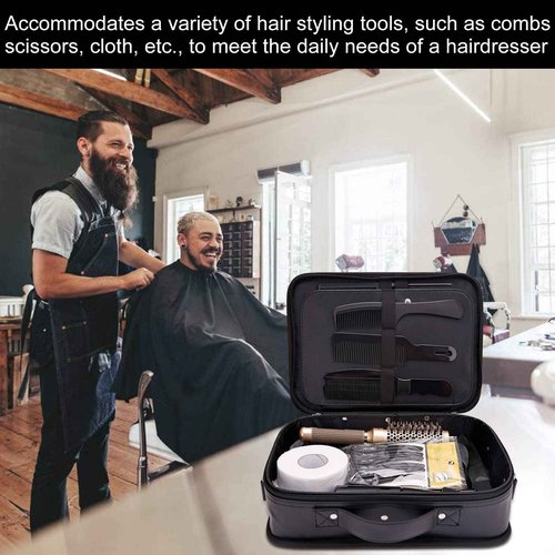 Hair Cutting Scissors Shears Kits, 29 pcs Professional Haircut Scissors Set for Barber, Salon, Home, Complete Hair Cutting Kit Includes Barber Bag, Thinning Scissors, Combs, Barber Cape...