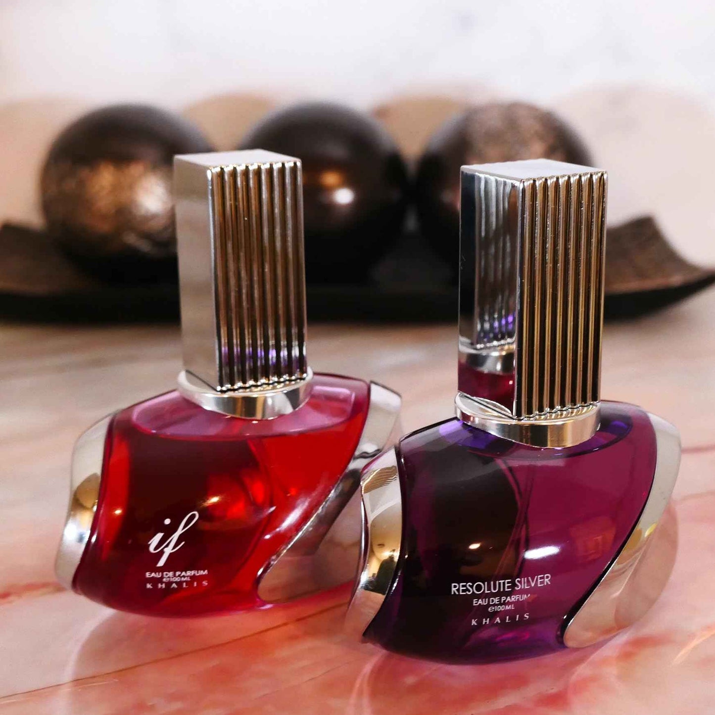 Maison d'Orient IF Eau de Parfum 3.4 oz - Fruity Floral Chypre Womens Perfume with Bergamot Mandarin Blackcurrant Rose Jasmine Neroli Vanilla Patchouli and Blond Woods